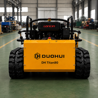 Tondeuse à gazon robotisée, moteur diesel/essence, CE EURO 5, sur chenilles, télécommandée, tondeuse rotative DH Titan 80