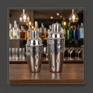 Ensemble Boston Shaker de style classique de haute qualité en acier inoxydable et verre écologique, capacité 850 ml, pour usage domestique et accessoires de bar - Product Image 3