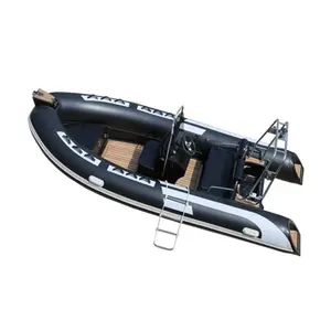 Large Luxury 480Cm Rigid Hulls Fiberglass Mat With Fish Tank Inflatable Outboard Motor Boat For Sale