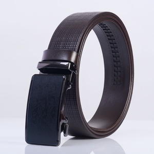 Cinturón de Cuero Genuino para Hombre con Hebilla Automática de Aleación, Longitud Personalizable, Estilo Casual y Vestimentario de Inspiración Occidental - Product Image 4