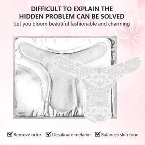 Maschera per la Zona T, Maschera Intima Trasparente in Pizzo per Donne, Cura Vaginale, Maschera Intima Sbiancante alle Erbe, Etichetta Privata, Igiene Femminile - Product Image 6