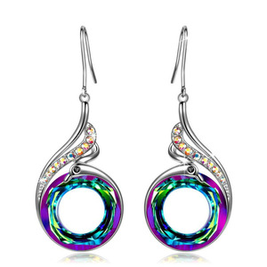 Orecchini Pendenti a Forma di Pavone Colorati per Donne, Accessori Unici in Stile Animale per Uso Quotidiano e Feste - Product Image 3