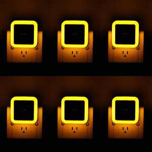 Luz Nocturna Enchufable con Sensor Automático de Oscuridad a Amanecer de 0.5W, Encendido y Apagado Automático para Dormitorio Infantil, Montaje en Pared - Product Image 1