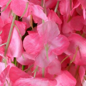 Guirlandes de fleurs artificielles en glycine, fausses fleurs en soie pour décorations de plafond et d'arche de mariage, violet, rose, blanc, jaune, orange - Product Image 3