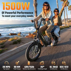 Bici Elettrica <span class=keywords><strong>Cargo</strong></span> Familiare K008 con Batteria 48V, Pneumatici Fat da 20 Pollici, Bici Elettrica da Città con Coda Lunga 750W - 1200W, Disponibile in Magazzino UE - Product Image 2
