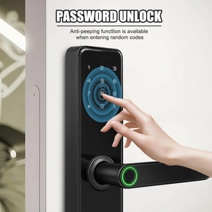 Cerraduras de puerta inteligentes semiautomáticas digitales TTLock con huella dactilar y llave - Product Image 6