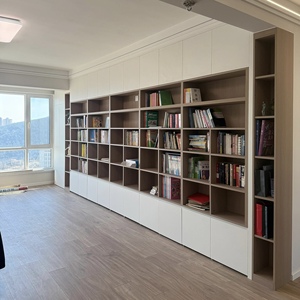 Estantería Moderna <span class=keywords><strong>para</strong></span> Libros, Ahorra Espacio, de Madera, <span class=keywords><strong>para</strong></span> Sala de Estar, Oficina <span class=keywords><strong>en</strong></span> <span class=keywords><strong>Casa</strong></span>, Apartamento, Muebles - Product Image 2