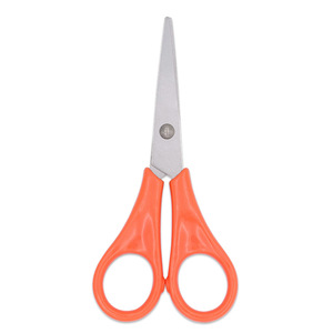 Multi Purpose Office Scissors Stainless Steel Orange Red Straight Head For Stationery And Craft Use - Product Image 4