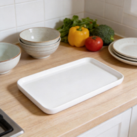 Assiettes en mélamine pour hôtel, assiettes en mélamine céramique en gros
