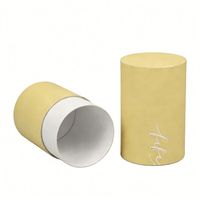 Custom Logo Design Small Shipping Paper Boxes Cardboard Business Gift Packaging Cosmetics Crafts Tube Cylinder Self Spot UV