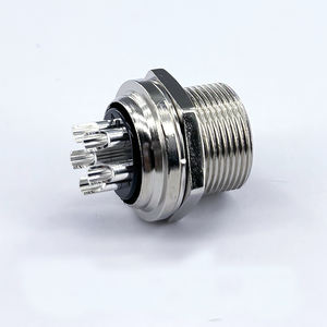 Conector de Enchufe GX12 de Ángulo Recto DIN 12mm 2, 3, 4, 5 y 6 Pines, Cobre IP50, Acoplamiento Roscado, Carcasa de Aleación de Zinc - Product Image 6