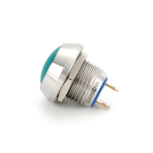 防水 IP65 无 <span class=keywords><strong>LED</strong></span> 4 针迷你金属按钮开关 12 毫米 - Product Image 3