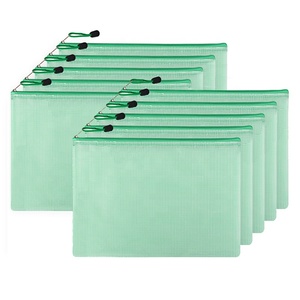 Custom A4 PVC Mesh Zipper Document Bag With Logo <strong>File</strong> <strong>Folder</strong> <strong>Holder</strong> for Office &amp; Home Organization Conference <strong>Folder</strong> - Product Image 3
