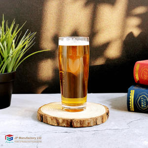 300ml 500mlストレートサイドビールグラス工業用ハンドルフリーパイントマグ耐久性のある厚いベースシリンダーバーウェアホテルキャンプ - Product Image 4