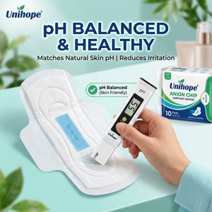 Serviettes hygiéniques ultra-fines respirantes en coton avec ailettes, technologie anionique, antibactériennes, pour l'hygiène féminine (OEM/ODM) - Product Image 4