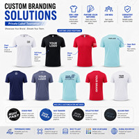 T-shirt personnalisé avec logo, 100% polyester, séchage rapide, 170g, performance, sport, gym, tee-shirt réfléchissant pour la course à pied, marque privée, vente en gros