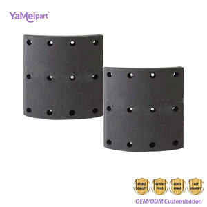 Plaquettes de frein haute performance Yamei WVA 19939 en céramique/semi-métalliques 19094 pour camions lourds Actros & Howo - Product Image 3