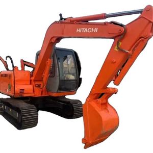 Miniexcavadora Usada Hitachi EX60 de 6 Toneladas, Motor y Bomba Originales de Japón, Estado Impecable, 1 Año de Garantía, Precio Bajo, Venta de Segunda Mano - Product Image 1