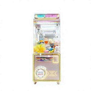 Custom Logo Metal Cabinet Transparent Led Light <b>Game</b> Center Amusement Park Toy <b>Claw</b> <b>Machine</b> - Product Image 3