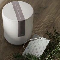 Bougie en cire de soja dans un pot en céramique blanc personnalisable, aromathérapie, faite à la main pour la décoration de la maison, cadeau de la Saint-Valentin, Diwali, vente en gros