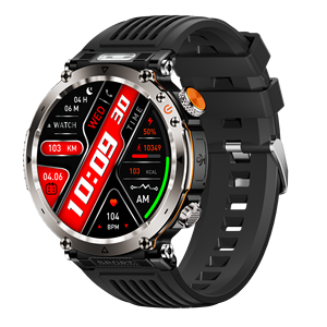 Reloj Inteligente OEM 2026 al por Mayor con Linterna, Pantalla IPS de 1.7'', Reloj Deportivo para Exteriores, HT30, Compatible con iOS y Android - Product Image 1