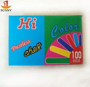 Tiza de color escolar sin polvo, stock de fábrica - Product Image 3