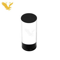 Marqueur de roulette transparent en acrylique noir YH