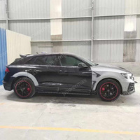 Kit de carrosserie en fibre de verre pour Audi RS Q8 Pare-chocs avant Ailes avant Pare-chocs arrière Embouts d'échappement Aile de toit Couvercle de moteur