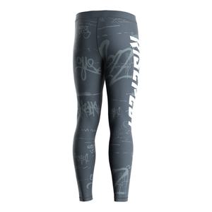 Pantalones de Compresión de Alto Rendimiento para Hombre, Transpirables, de Secado Rápido, con Costuras Planas para Grappling y Golpes - Product Image 6