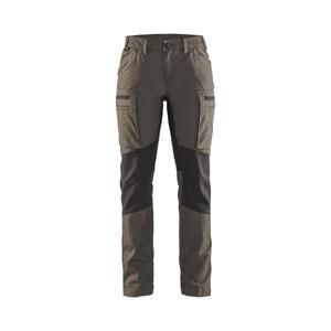 BLAKLADER - 715918454599C46 Women's Service <b>trousers</b> <b>stretch</b> Dark olive green/<b>Black</b> - EAN 7330509646243 WORK <b>TROUSERS</b> - Product Image 1