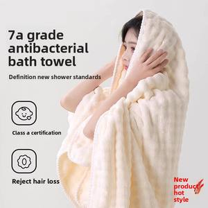 Toalla de Baño de Terciopelo de Coral Antibacteriana 7A, Secado Rápido, Gruesa, Absorbente, Ideal para Regalo - Product Image 4