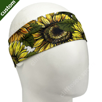 Bandeau de sport personnalisé avec impression intégrale OEM, compatible casque, absorbant la transpiration, pour femmes et hommes, idéal pour la course et l'exercice