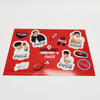 Feuille d'autocollants personnalisés K-pop en vinyle imperméable pour ordinateur portable, coque de téléphone, scrapbook et décoration d'album