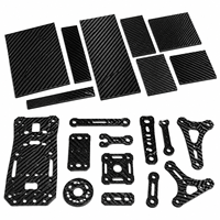 Plaque en fibre de carbone personnalisée DUSHI avec surface brillante et mate, découpe de précision CNC pour drone, modélisme automobile et pièces d'équipement sportif