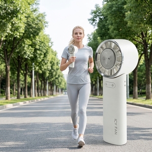 <span class=keywords><strong>Ventilateur</strong></span> portable de poche avec batterie rechargeable de 2000 mAh, trois niveaux de puissance, moteur sans balais, taille de poche pour l'extérieur, mini <span class=keywords><strong>ventilateur</strong></span> turbo - Product Image 1