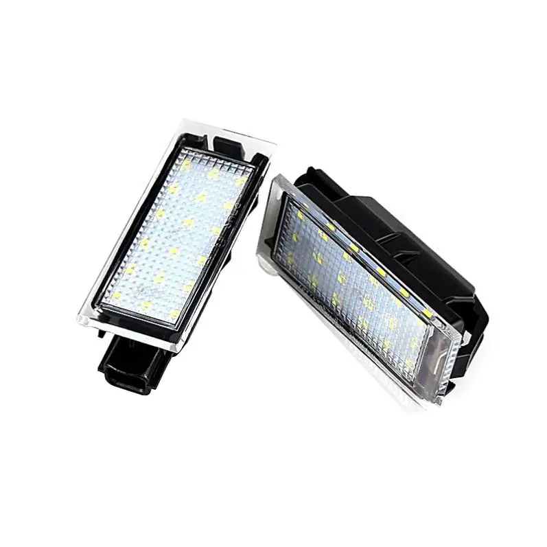 AW 2 Pçs Canbus Carro LED Luz da Placa de Licença para Renault Megane 3 Clio Laguna 2 Megane 3 Twingo Master Vel Satis