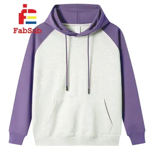 Phổ Biến Raglan Tay Áo Hoodie Thăng Hoa Cộng Với Kích Thước Dày Áo Trống Vải Người Đàn Ông Giản Dị Phụ Nữ Raglan Hoodie Thăng Hoa