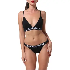 Conjunto de sutiã sexy feminino, venda quente