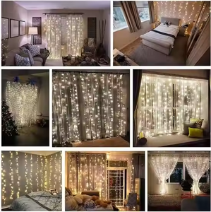 <strong>Best</strong> Selling <strong>Christmas</strong> Tree Bedroom Outdoor Indoor Wall Decoration with 300 <strong>Light</strong> Emitting Diode White Plug U Disk Curtain <strong>Light</strong> - Product Image 6
