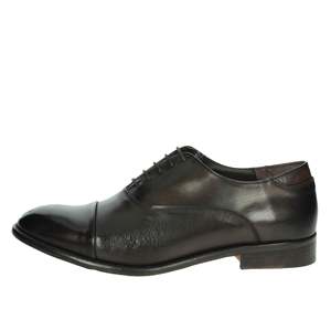 Scarpe Eleganti da Uomo Veni con Lacci Nere 1V003 Oxford per Abbigliamento Formale - Product Image 1