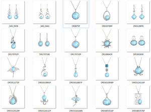 Collar con Colgante de Plata de Ley S925, Nueva Colección Más Popular, Hermoso Larimar Azul Natural en Forma de Cojín, para Mujer - Product Image 4