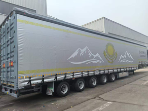 Meilleur Prix Fengniao Shandong Semi-remorque plateau 3 essieux 20x40 pieds avec train de roulement Fuwa/Jost, charge utile >3001kg, dimensions 12.5x2.5x1.5m - Product Image 5