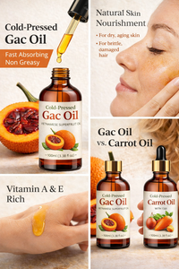 Huile de Gac pressée à froid pour la peau et les cheveux, vitamines A et E naturelles, huile de superfruits vietnamiens, bon prix - Product Image 6