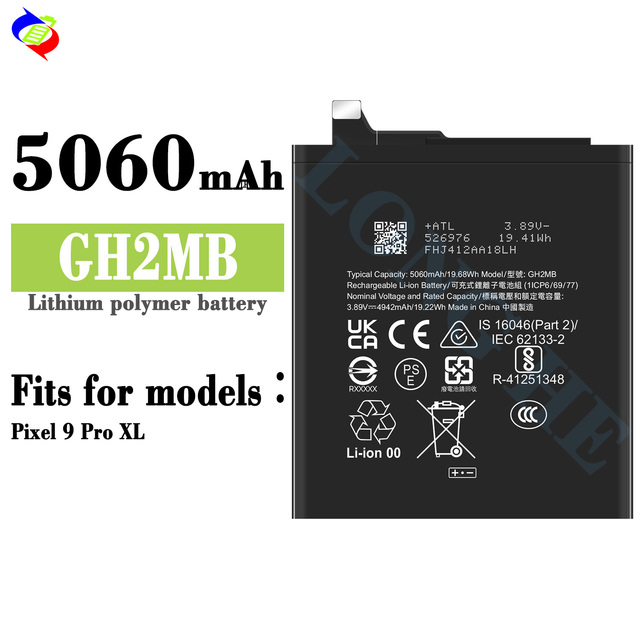 GH2MB 5060mAh Factory Replacement Mobile Phone Battery for Pixel 9 Pro XL