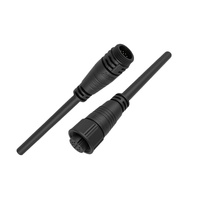 Connecteur étanche IP67 M19 Push Lock 5A 60V 9 broches mâle/femelle pour communication de données multi-signaux CE