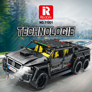 Reobrix 11001 G Class SUV <b>Building</b> Block <b>Model</b> Educational Toy Car Boys 8-13 Years 800+ Pieces Remote Control - Product Image 3