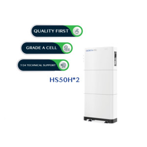 GOSTA HS50H x2 HS Series 2 ชิ้นแรงดันไฟฟ้าสูง 102.4V 130AH BYD เซลล์ในตัว BMS อินเวอร์เตอร์ Ess LiFePO4 แบตเตอรี่ - Product Image 3