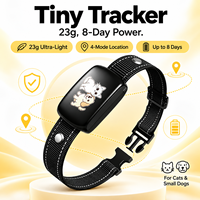 Traceur GPS intelligent 4G pour animaux de compagnie (chats et chiens) avec support CE FCC RoHS OEM ODM, pour le suivi extérieur et la clôture électronique, recharge Type C, sécurité des animaux