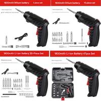 Perceuse électrique domestique 3,6 V, tournevis sans fil, ensemble de batteries au lithium 1300 mAh, outils électriques pour l'entretien et la réparation, OEM
