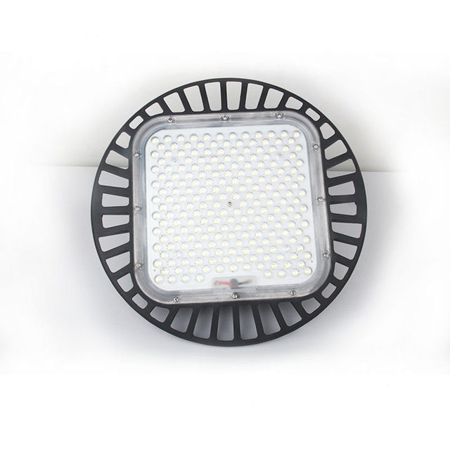 Round High Bay Light Warehouse Industrial Lighting High Lumen IP65 Waterproof 100W 150W 200W SMD3030 UFO LED High Bay Light